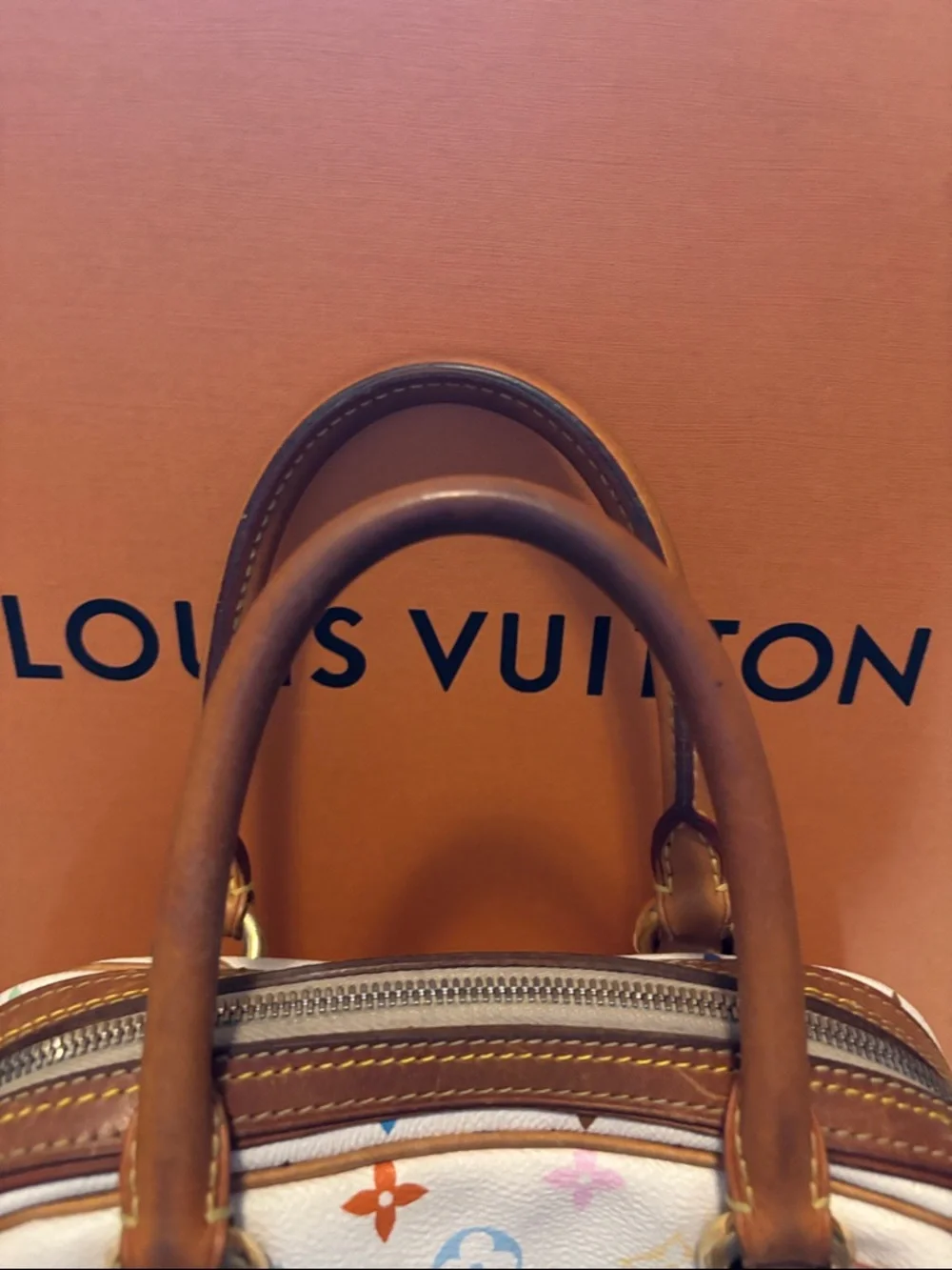 Louis Vuitton White Multicolor Monogram Priscilla Murakami purse bag - Picture 7 of 16